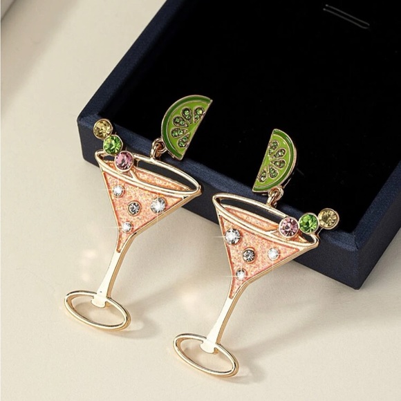 Jewelry - Wine Glass Drop Earrings